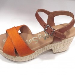 chaussure-o-my-sandals-daim-orange